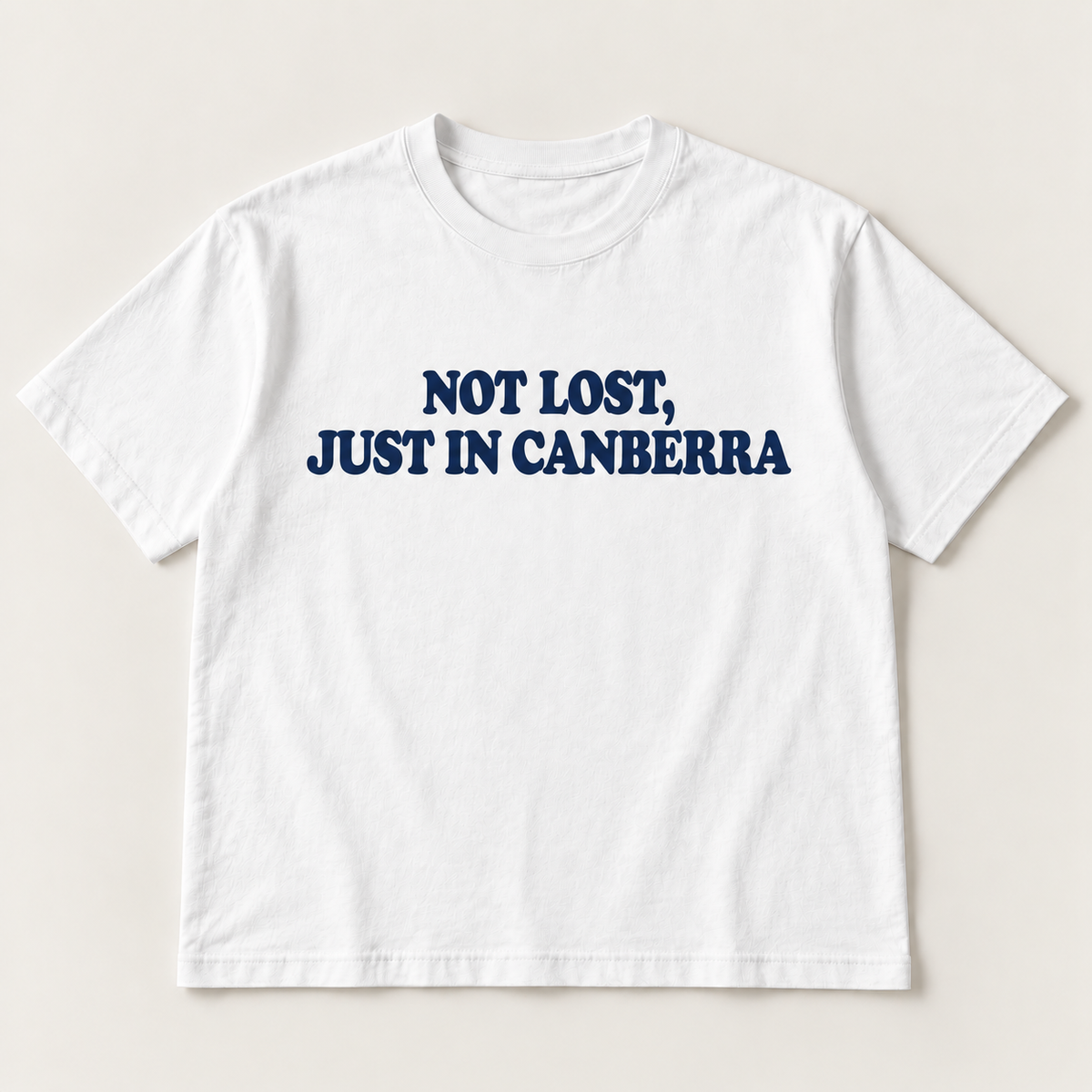 Not lost, just in Canberra