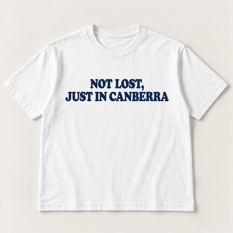 Not lost, just in Canberra