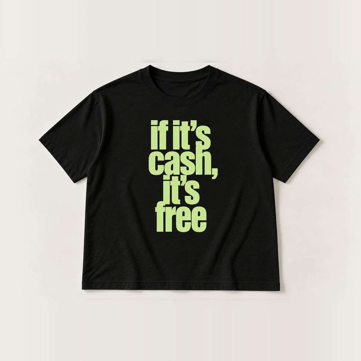 If it’s cash, it’s free